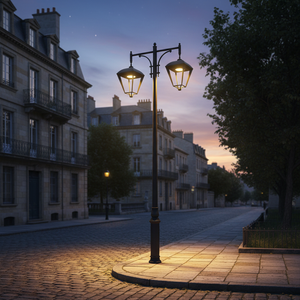 Lámpara de Jardín Cuadrada de Apertura Rápida Sin Herramientas, Iluminación Pública Funcional QUANTICA - Product Image 4