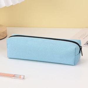 Custom Logo Portable Oxford Cloth Pencil Case Simple Large Capacity Zipper Pencil Pouch for Students <strong>Office</strong> Stationery - Product Image 3