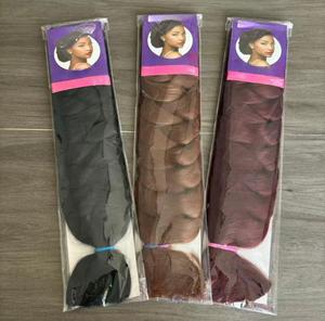 Vente en gros de tresses africaines synthétiques Mech, extensions de cheveux tressés Jumbo de 82 pouces avec emballage classique, cheveux tressés Yaki - Product Image 2