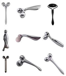 Masajeador Facial 3D Rotación de 360 grados Rodillo silencioso para los ojos Antiarrugas Barbilla Mejilla Slim Lift V Función de blanqueamiento facial - Product Image 1