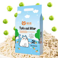 La conception libre se dissout rapidement et antiadhésive divers parfums parfum de lait Serrure d'odeur longue durée Sable de litière de chat de tofu écologique