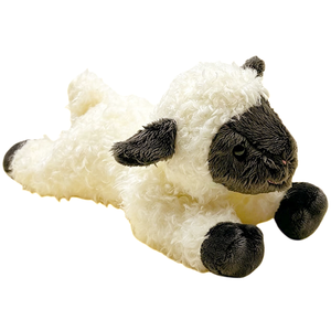 Peluche di Agnello Nero Rotondo e Paffuto, con Naso Cucito Semplicemente, Morbido e Soffice, Giocattolo Educativo per Bambini - Product Image 5