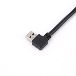 HOLLOW Right Angle <b>Usb</b> 3.0 Male To Bm <b>Cable</b> 0.3m Black <b>Printer</b> Data <b>Cable</b> - Product Image 4