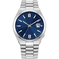 Fournisseur de montres en gros, montres de haute qualité en acier inoxydable, étiquette privée, logo personnalisé, cadran dégradé, montre à quartz de luxe pour hommes