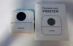 Mini Impresora Térmica Portátil Inalámbrica sin Tinta de 58 mm y 203 dpi, Impresora de Etiquetas, Impresora de Fotos para Teléfono, Uso Escolar y de Oficina, 1000 mAh