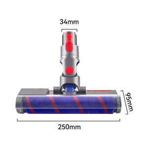Accessoires pour aspirateur <span class=keywords><strong>Dyson</strong></span> <span class=keywords><strong>V8</strong></span> V7 V10 V11 V12 V15 Rouleau en velours doux à entraînement direct Tête d'aspiration Brosse à plancher <span class=keywords><strong>Serpillère</strong></span> - Product Image 3