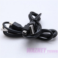 Câble USB 2.0 A mâle à 5 broches Mini USB Data Sync Charging Charging Cable for GPS MP3 MP4 Player Digital Camera phone