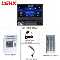 LEHX Autoradio 7 "HD Car MP5 Multimedia Video Player Autoradio 1 Din Touch Screen Auto Radio 1din Stereo Bluetooth