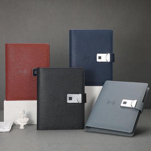 Blocco Note Gangtong con Ricarica Wireless, Serratura a Impronta Digitale, Power Bank Personalizzato con Chiavetta USB, Quaderno a Fogli Mobili per Ufficio - Product Image 3