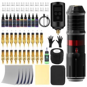 Kit complet de machine à tatouer pour débutants, kit de pistolet PMU pour sourcils, pour nouveaux artistes tatoueurs et formation en esthétique - Product Image 1