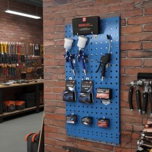 Étagère murale en métal perforé Pancheng pour outils de réparation automobile, organiseur de rangement en fer - Product Image 3