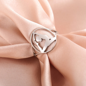 2025 nuovo nello Yoga donne anello in lega anelli da dito moda Fitness sport gioielli amici regalo di compleanno all'ingrosso - Product Image 4