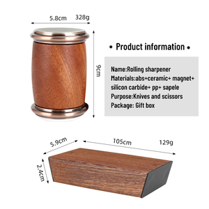 <span class=keywords><strong>Aiguiseur</strong></span> de couteaux à roulettes Affûteur de tambour facile Couteau magnétique Outil tranchant rapide Couteau de cuisine - Product Image 5