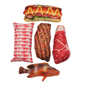 Simülasyon hayvan oyuncak balık et oyuncak yavru Squeaky pet Chew peluş köpek oyuncaklar - Product Image 1