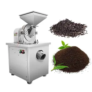 Fácil operação automática chá moinho erva pulverizador fazendo pó moedor máquina