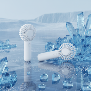 Ventilateur portable USB rechargeable 2026 Fans, petit ventilateur personnel avec lumière LED, idéal pour la maison et la vente en gros - Product Image 1