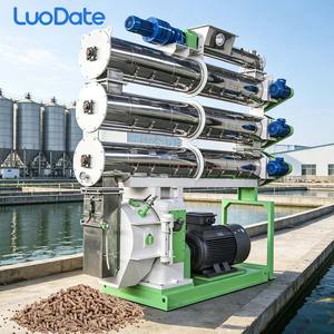 LUODATE Vollautomatische 5-12 TPH Stör-Wels-Tilapia Schwimmende Fischfutter-Pelletiermaschine für Gewerbliche Nutzung - Product Image 1