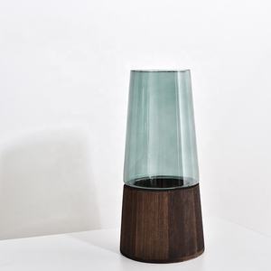Holz ständer Innen wasser pflanzung Vermehrung stationen Luft Klarglas Pflanzer Turmform Vase Ornamente Pflanzen <span class=keywords><strong>Terrarium</strong></span> - Product Image 1