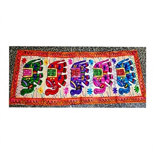 Mantel Desechable Cuadrado de PVC Estilo Europeo Hecho a Mano en Foshan con Patrón de Patchwork Geométrico, Borde Personalizado, OEM - Product Image 3