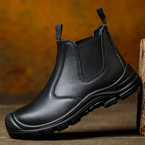 <span class=keywords><strong>Botas</strong></span> de seguridad para hombres, <span class=keywords><strong>botas</strong></span> de seguridad de protección con punta de acero estándar europeo, zapatos de trabajo antipinchazos - Product Image 2