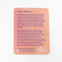 Impression de motivation Cartes d'affirmation Carte d'affirmation de la pleine conscience de la santé mentale imprimée sur mesure Inspirational Positive