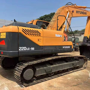 รถขุดตีนตะขาบฮุนไดมือสองได้รับการรับรอง CE พร้อมถัง20TON hyundai220จากเกาหลี - Product Image 1
