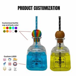 Customizable 375ml PC Plastic Cocktail Wine Glass <strong>Tequila</strong> Bottle Featuring Customizable Logo for Party Occasions Factory <strong>Price</strong> - Product Image 4