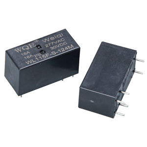 Weiqi производитель 8A 12A 16A 12vdc 250v 5 контактов 6 контактов 8 контактов электрическое реле питания мини pcb универсальное реле - Product Image 1