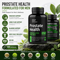 Capsules de santé de la prostate pour hommes en marque privée, pilules de complément pour la santé de la prostate, booster de santé masculine, équilibre hormonal