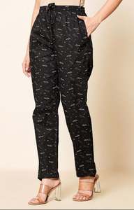 Ladies Printed Pajama Stylish Casual Night Wear Women Solid Color Pajama Minimalist Relax Wear At Bulk Price By Supplier - Product Image 4