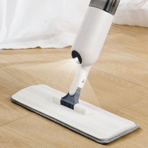 Mopa de microfibra para el hogar, mopa para limpieza de pisos con rotación de 360 grados, mopa plana con spray para limpieza sin esfuerzo - Product Image 1