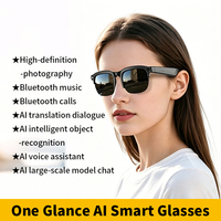 Lunettes Intelligentes IA V821+JL7018 Semi-Cerclées 4 Go 8M Vidéo 1080P Batterie 200 mAh Chargement Magnétique Mat/Brillant