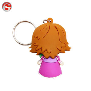 High quality hot selling 3D soft PVC keychain customized keyring for man and women - Product Image 4