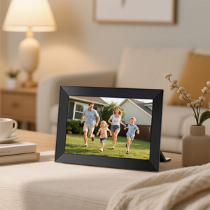 Cadre <span class=keywords><strong>photo</strong></span> numérique WiFi avec écran haute définition pour smartphone et connexion facile au smartphone pour afficher vos photos - Product Image 6