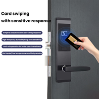 Software de Gestión de Cerraduras de Hotel, Sistema Electrónico de Seguridad Inteligente con Desbloqueo por Tarjeta, Datos en la Nube, Cerradura de Hotel Todo en Uno (con Llave)