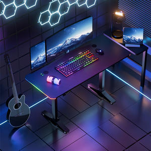 <span class=keywords><strong>Bureau</strong></span> de jeu moderne à design RGB réglable avec réglage électrique de la hauteur, pivotant et extensible pour une utilisation au <span class=keywords><strong>bureau</strong></span> - Product Image 6