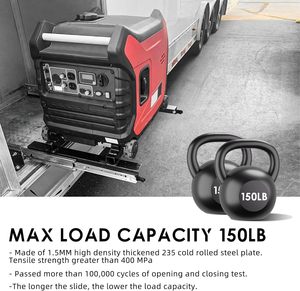 Jinxin Heavy-Duty 1 cặp ngăn kéo Slide khóa 150 LB khả năng chịu tải mở rộng đầy đủ bóng mang đường sắt cho 12 14 16 18 20 22 24 26 - Product Image 6