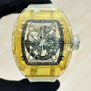 Hot Bán Trong Suốt Trường Hợp Dây Đeo Cao Su Cơ Khí Chạy Skeleton Xem Đa Quốc gia Kinh Doanh Đồng Hồ Đồng Hồ Cho Nam Giới Sang Trọng - Product Image 1