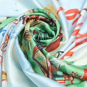 Thiết Kế Mới Tùy Chỉnh Khăn In Ấn 50D Satin Voan Kỹ Thuật Số Printing100 % Polyester Satin Cho Khăn Choàng - Product Image 6