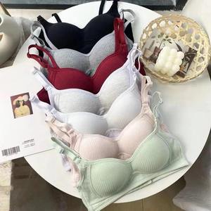 Soutien-gorge sexy en coton pur pour filles du lycée, étudiantes du collège, nouvelle collection fine, soutien-gorge pour femmes - Product Image 1