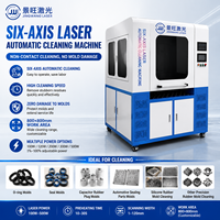 Machine de nettoyage au laser de qualité industrielle JINGWANG LASER sans produits chimiques 100W pour l'acier inoxydable et l'aluminium, facile à utiliser