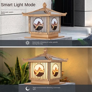 Find similar icon Outdoor <b>Garden</b> Pathway Decor Hollow Villa Waterproof Wall Outdoor Fence <b>Main</b> Post <b>Lights</b> Led Solar <b>Light</b> - Product Image 4