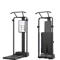Salle de sport intelligente tout-en-un SR avec écran HD 21,5 pouces, entraîneur à câble, cours de fitness gratuits, entraînement complet du corps, en alliage d'aluminium et d'acier