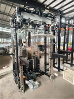 Máquina Multifuncional Integrada para Gimnasio: Power Rack, Lat Pulldown, Low Row, Smith Cable Crosser, Doble Torre de Pesas, Uso Comercial Q235