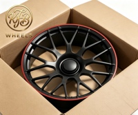 KFB 20x8.5 20x9.5 PCD 5x108 Hafif Dövme Alaşım Jantlar CNC İşlemeli Jantlar Dinamik Yol Tutuş Performansı için
