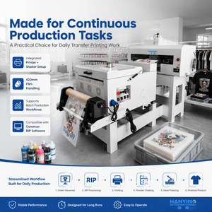 Nueva Impresora DTF Semiautomática Dual Xp600 con Agitador de Polvo, Máquina de Impresión de Camisetas de Alta Velocidad para Pequeñas Empresas y Emprendimientos - Product Image 2