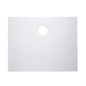 Plato de ducha rectangular de cerámica blanco mate 70 x 120 cm H3.6 - Product Image 2