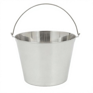 Axiom Home Accents - Cubitera de Acero Inoxidable Pulido Hecha a Mano, Moderna y de Lujo, con Pinzas y Asa Individual, Ecológica, Resistente, para Fiestas - Product Image 1