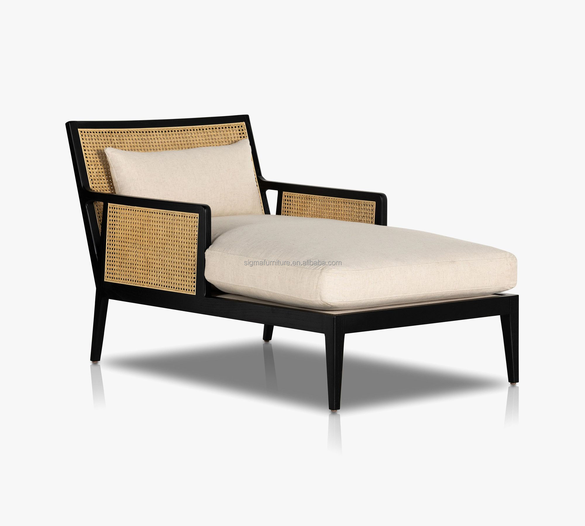 New fashion italian luxury villa sofa rest chaise lounge design living room furniture