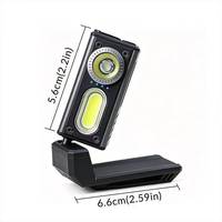 XPL COB Abnehmbare Stirnlampe, wiederaufladbares LED-Lauflicht mit XPL COB Dual Beam Magnetclip-Arbeitsleuchte für Camping im Freien